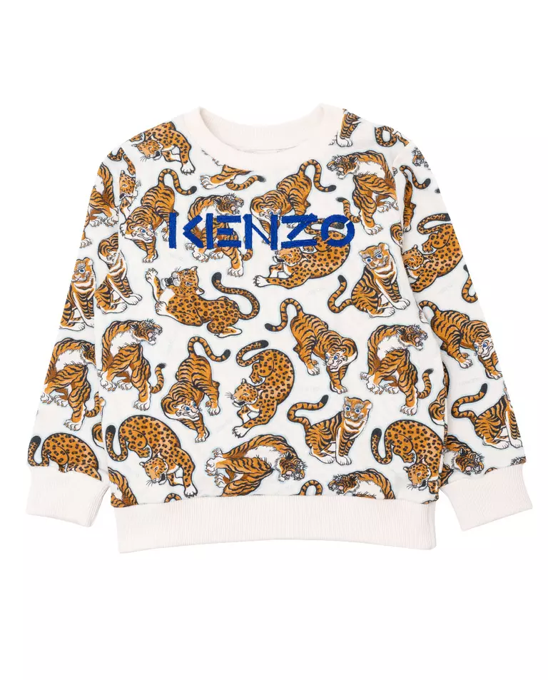 Bawełniana bluza z tygrysami 4-14 lat