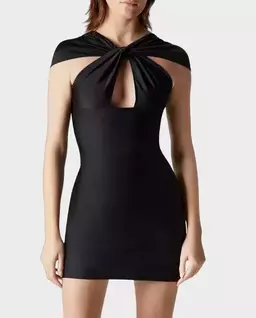 Czarna sukienka mini Cut Out - Image #0