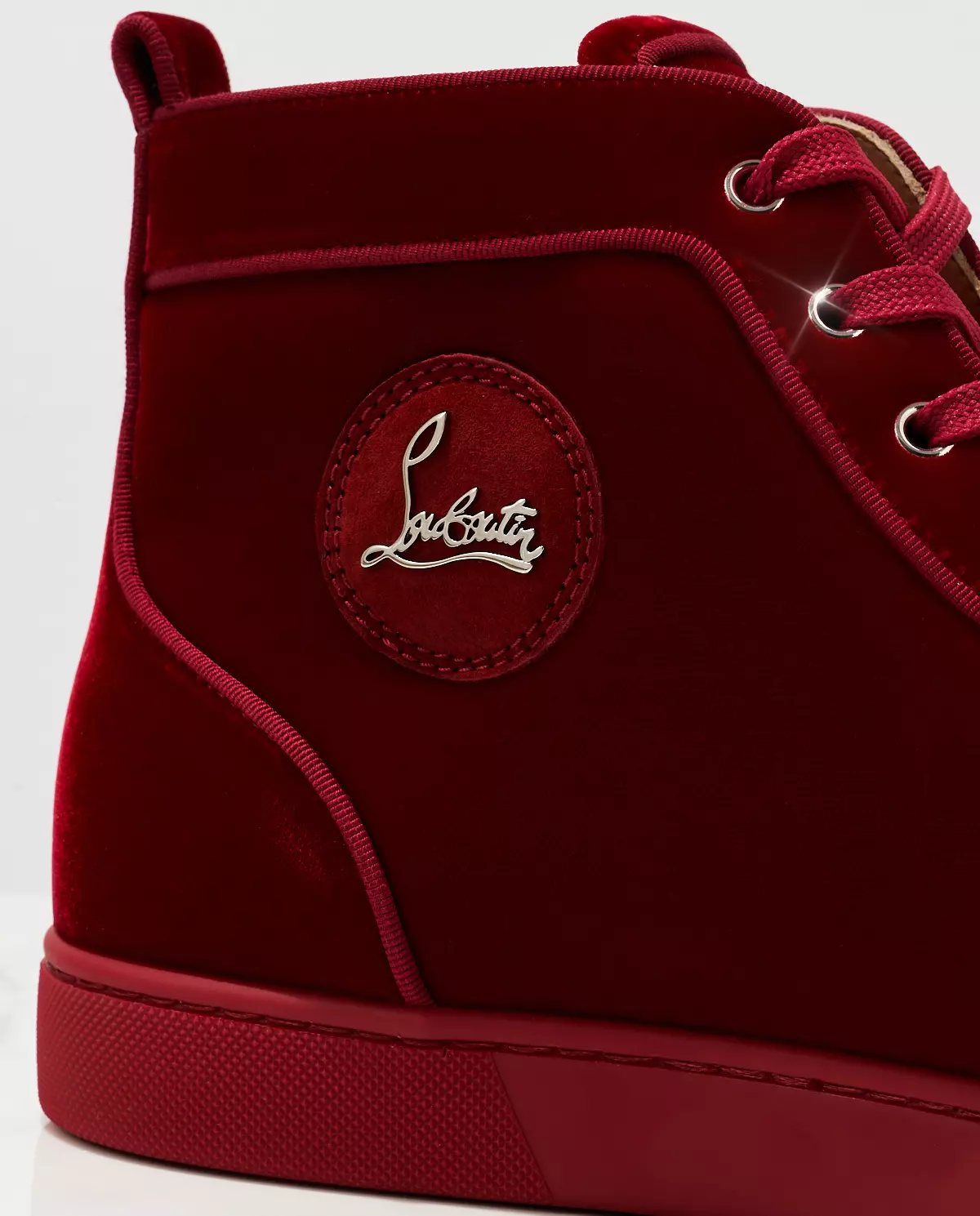 Czerwone sneakersy za kostkę Loupin - Image #5