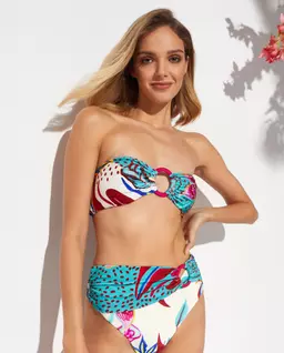 Top od bikini bandeau Flora - Image #3