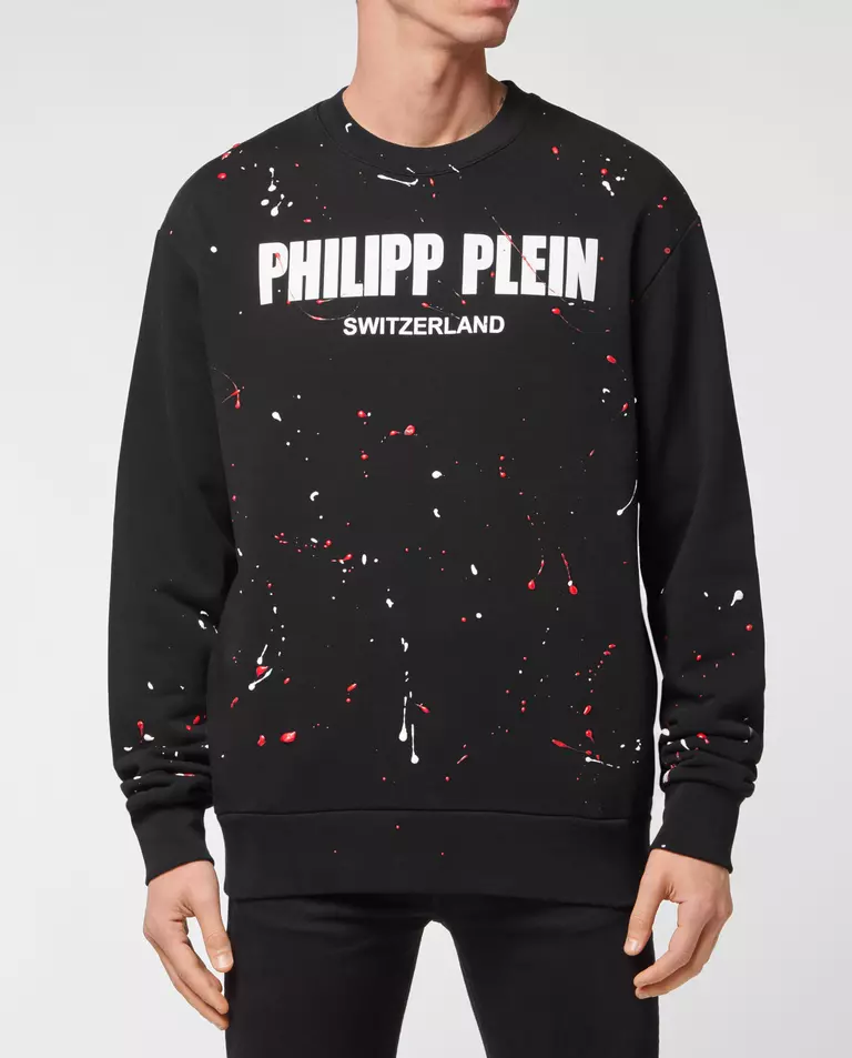 Czarna bluza Hand Painted