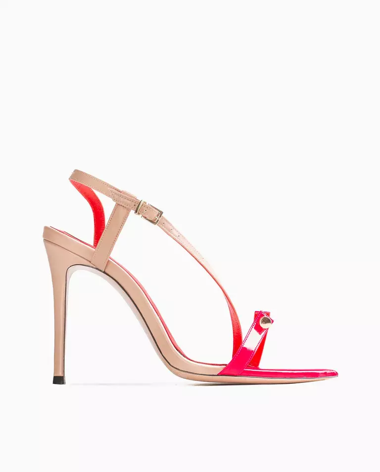 Beżowe szpilki na obcasie Jucy