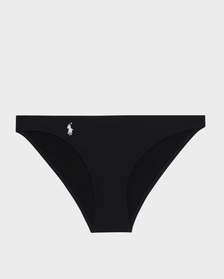 Czarny dół od bikini z logo