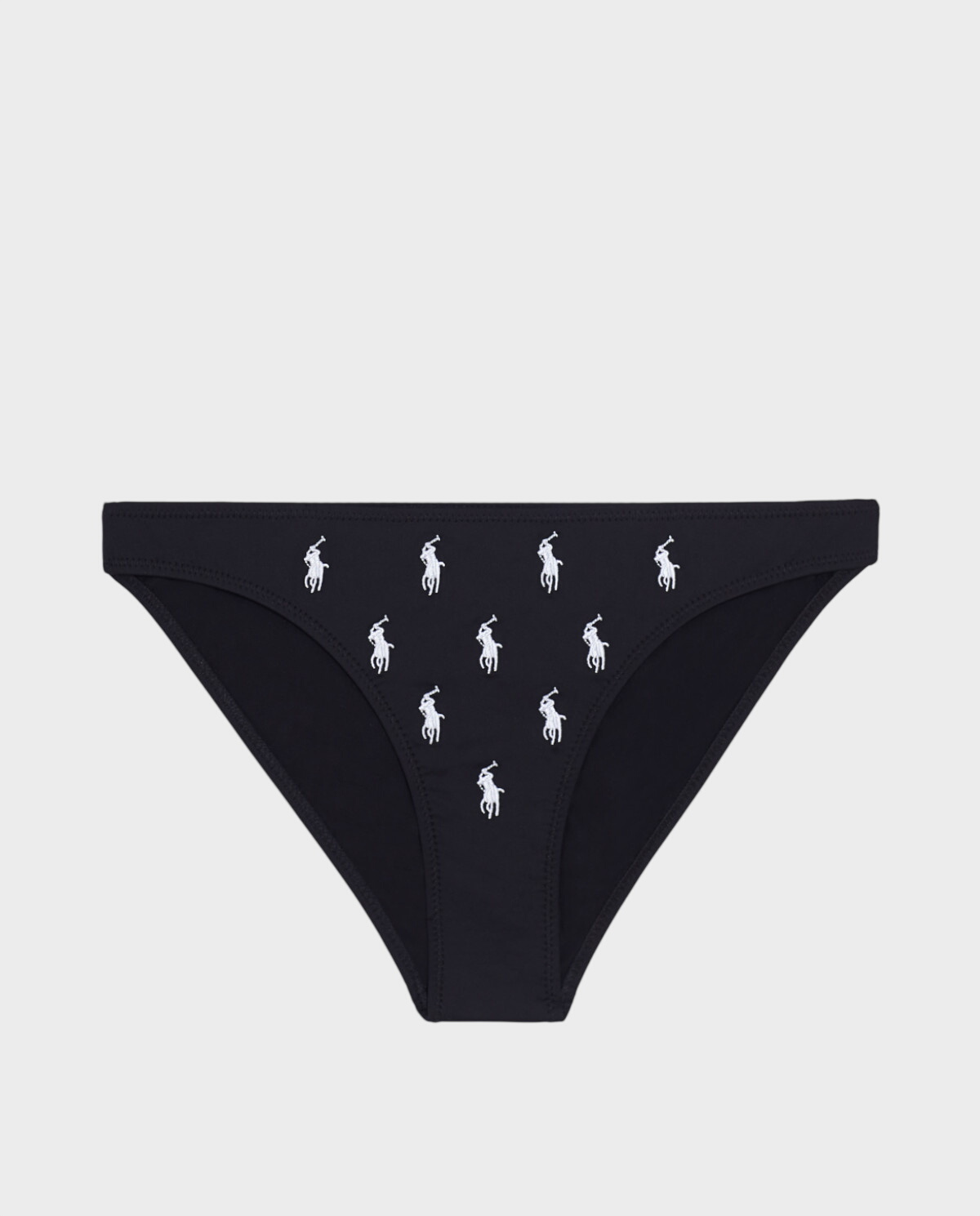 Czarny dół od bikini z logo - Image #0