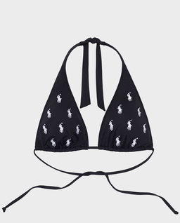 Czarny top od bikini z logo - Image #0