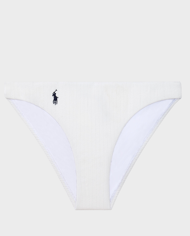 Biały dół od bikini