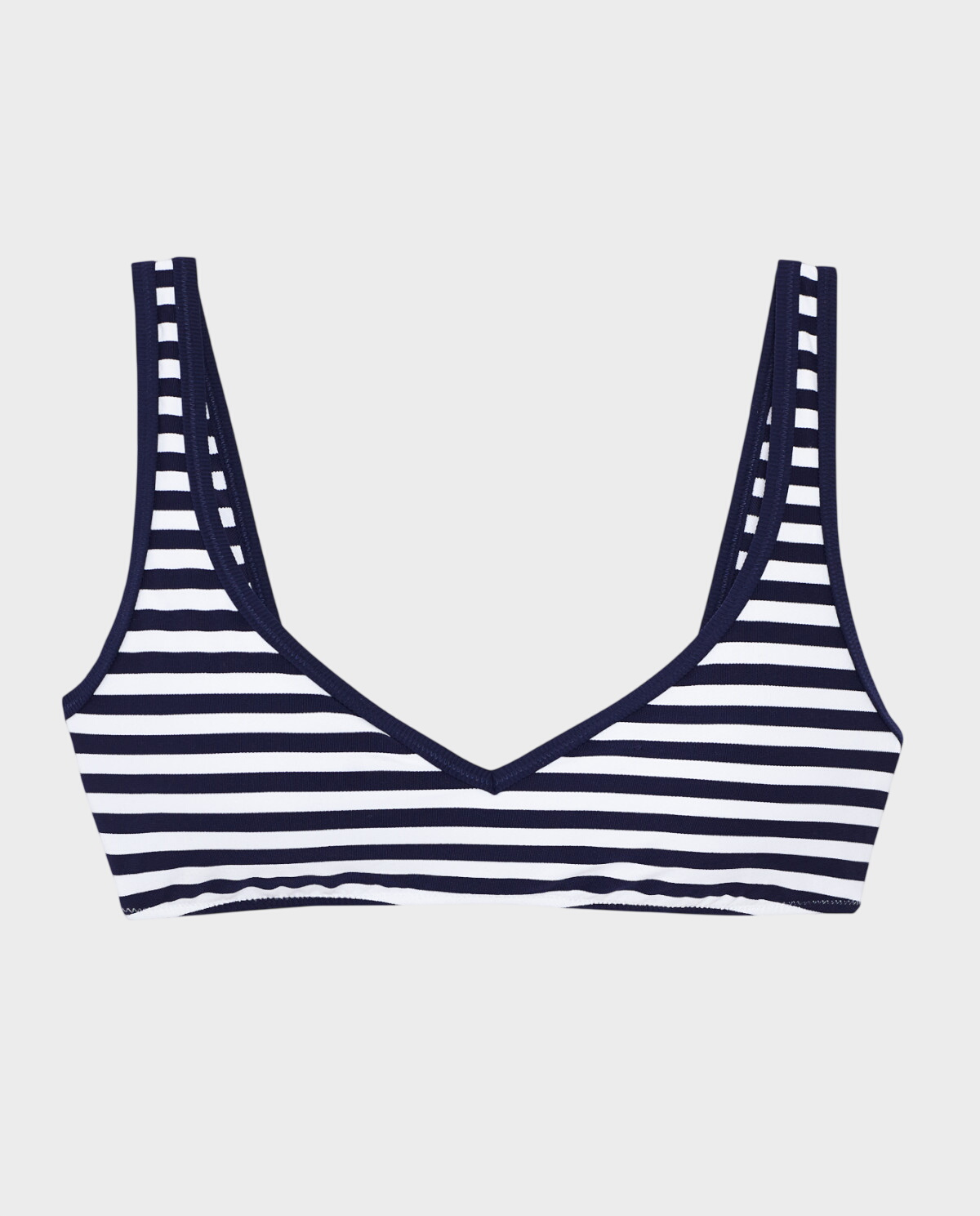 Top od bikini w paski Pique - Image #0