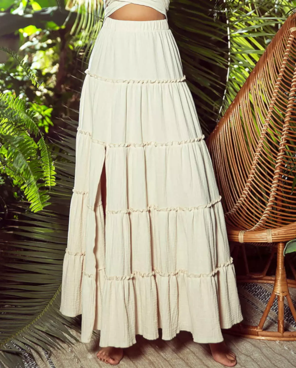 Beżowa spódnica Corfu - Image #0