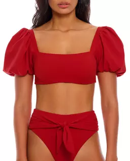 Czerwony top od bikini Calista - Image #0