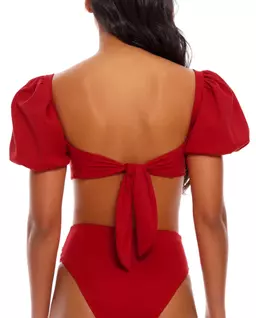 Czerwony top od bikini Calista - Image #1