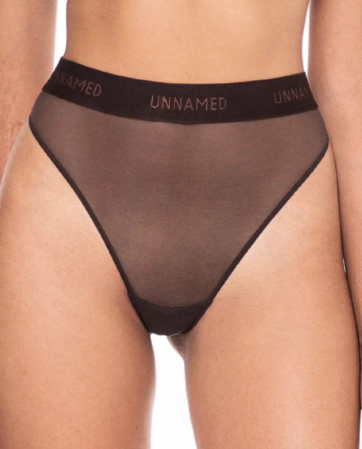 Brązowe figi z wysokim stanem Hanna - Image #0