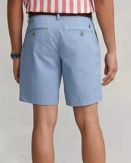 Niebieskie spodenki Chino Straight Fit - Image #2