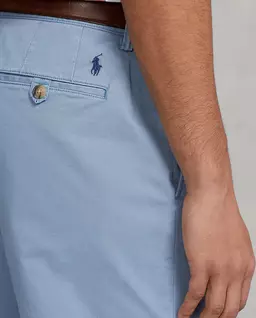 Niebieskie spodenki Chino Straight Fit - Image #3