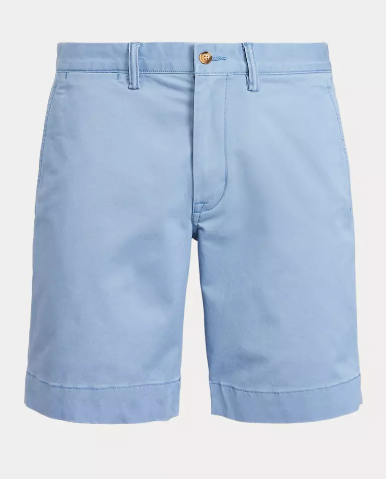 Niebieskie spodenki Chino Straight Fit - Image #1