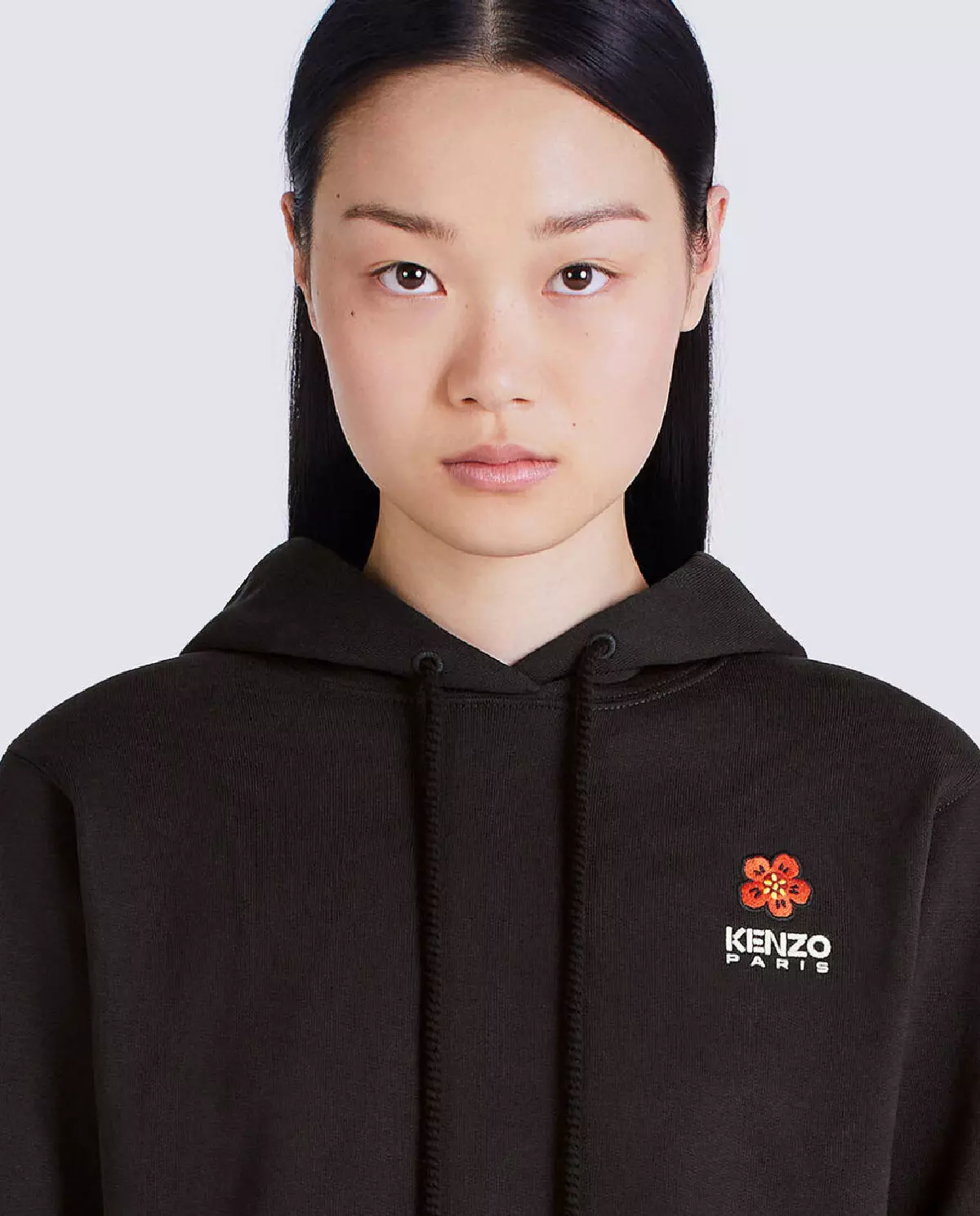 Czarna bluza Boke Flower z kapturem i logo - Image #5