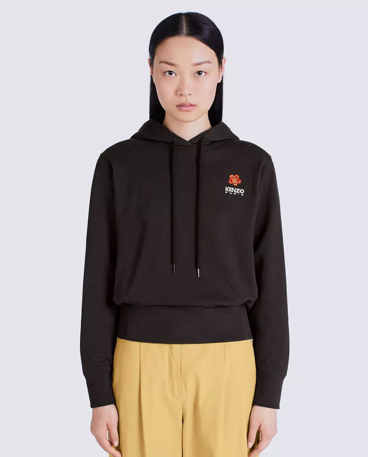 Czarna bluza Boke Flower z kapturem i logo - Image #1