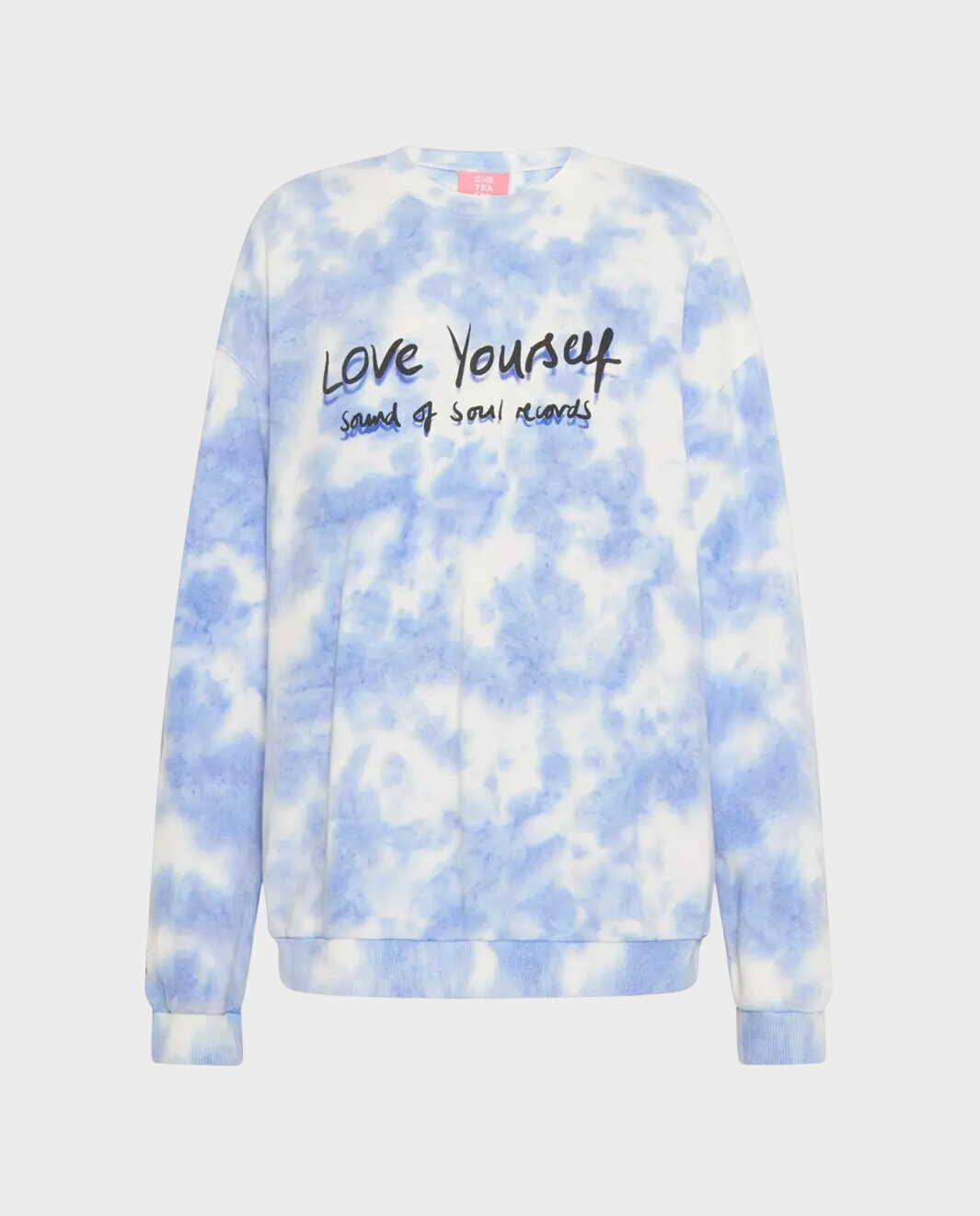 Bawełniana bluza tie-dye Love Yourself - Image #0