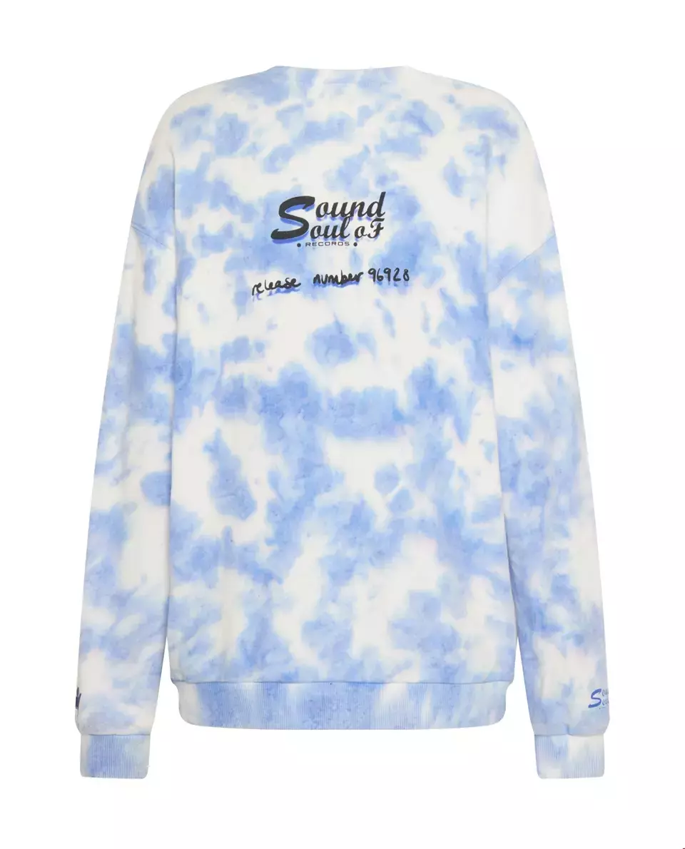 Bawełniana bluza tie-dye Love Yourself - Image #3