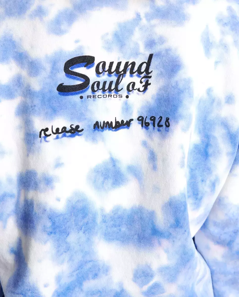 Bawełniana bluza tie-dye Love Yourself - Image #6