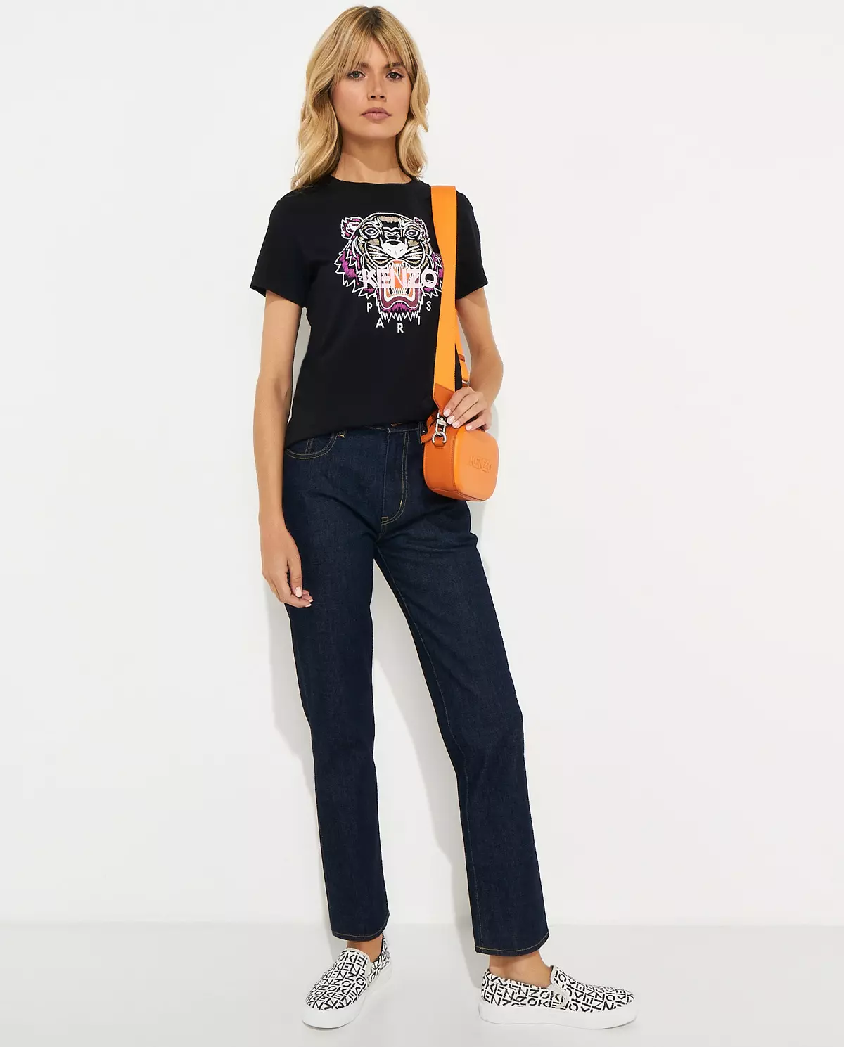 Granatowe jeansy Slim Fit - Image #2
