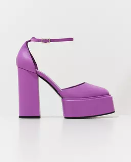 Fioletowe buty na platformie - Image #0