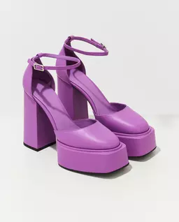 Fioletowe buty na platformie - Image #2