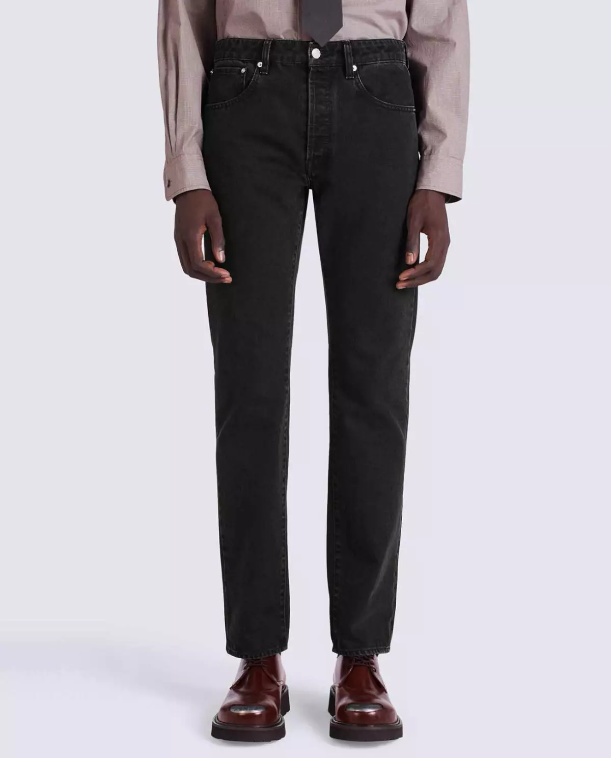 Czarne jeansy Slim-Fit - Image #0