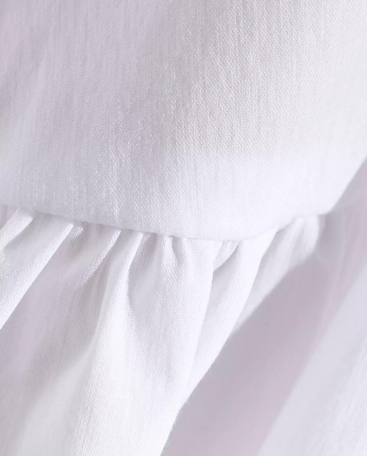 Biała sukienka midi z falbankami Veronica Dress - Image #4