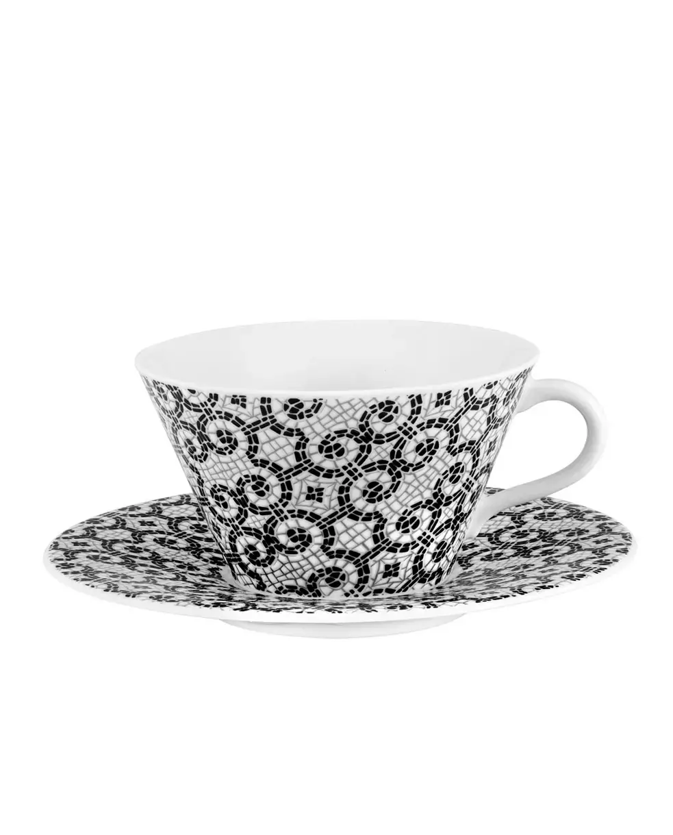 Zestaw dwóch porcelanowych filiżanek Calcada Portugesa - Image #0