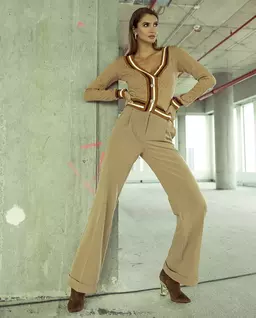 Brązowy sweter Brigitte - Image #3