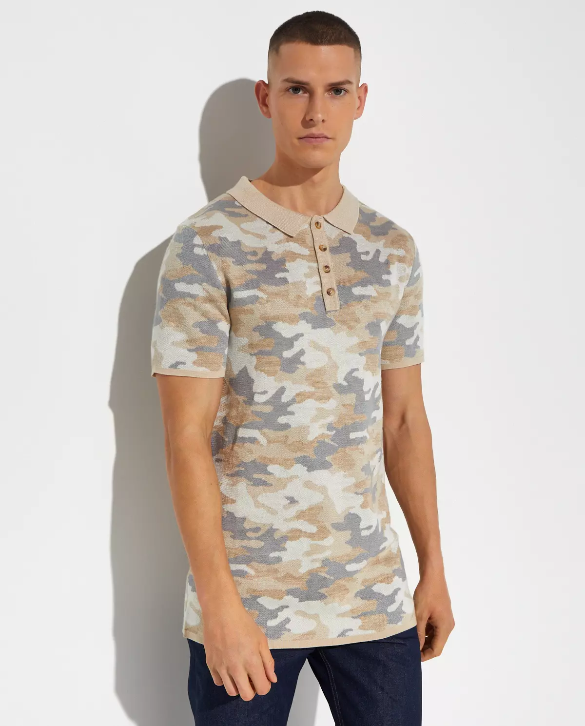 T-shirt z wzorem moro Como - Image #5