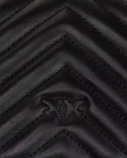 Czarna torebka Mini Love Icon Chevron - Image #2