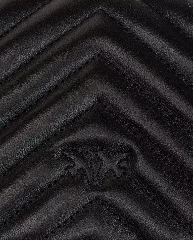 Czarna torebka Mini Love Icon Chevron - Image #2