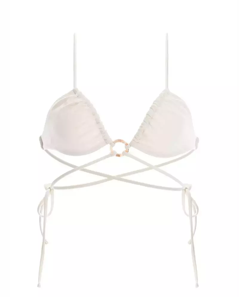 Biały top od bikini Lake - Image #5