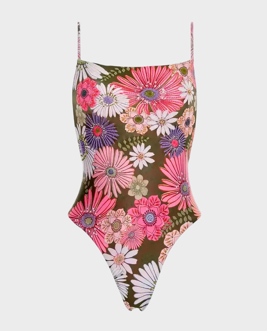 Jednoczęściowy strój kąpielowy Kali z haftem - Image #1