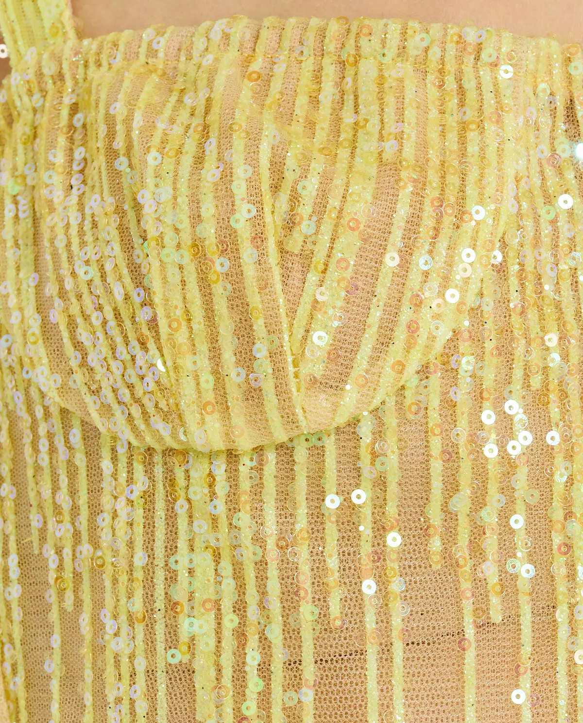 Żółta sukienka mini Mademouselle - Image #3