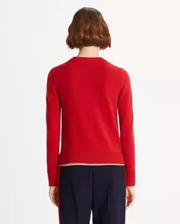 Czerwony sweter z kaszmiru - Image #3