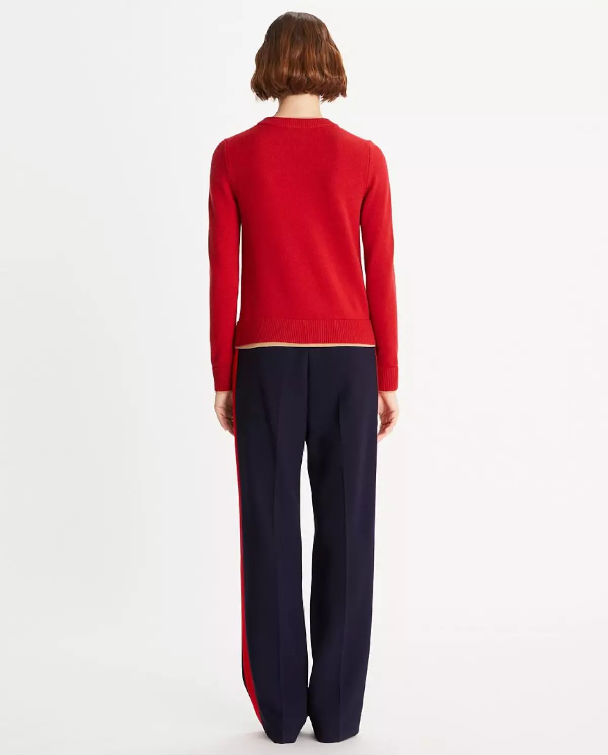 Czerwony sweter z kaszmiru - Image #4