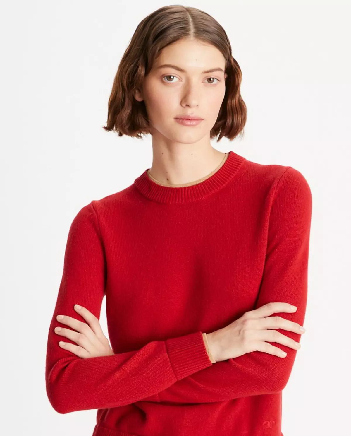 Czerwony sweter z kaszmiru - Image #5