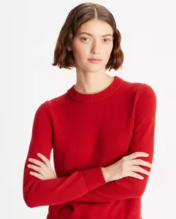 Czerwony sweter z kaszmiru - Image #5