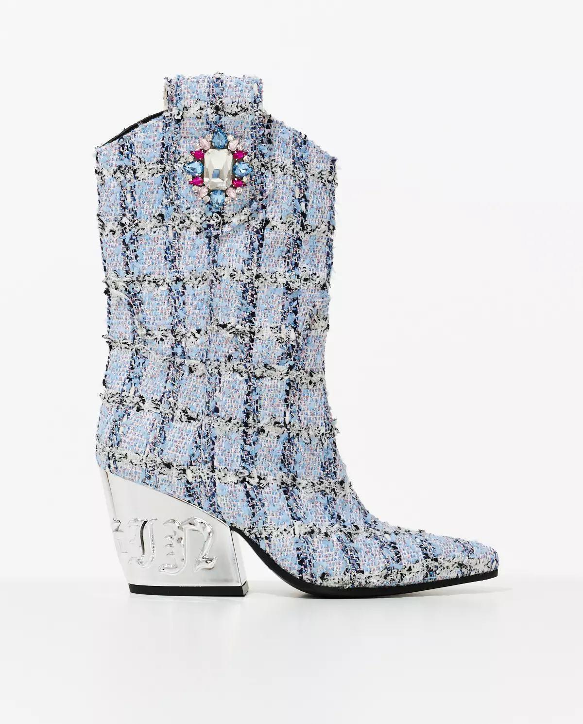 Niebieskie tweedowe kowbojki - Image #0