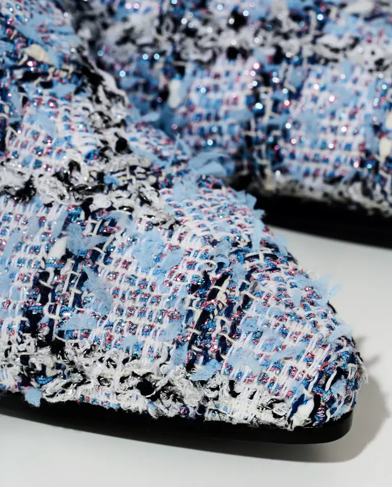 Niebieskie tweedowe kowbojki - Image #3