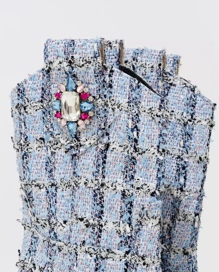 Niebieskie tweedowe kowbojki - Image #6