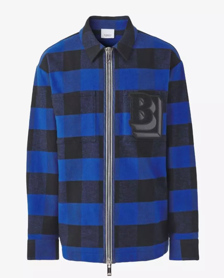 Niebieska koszula w kratkę