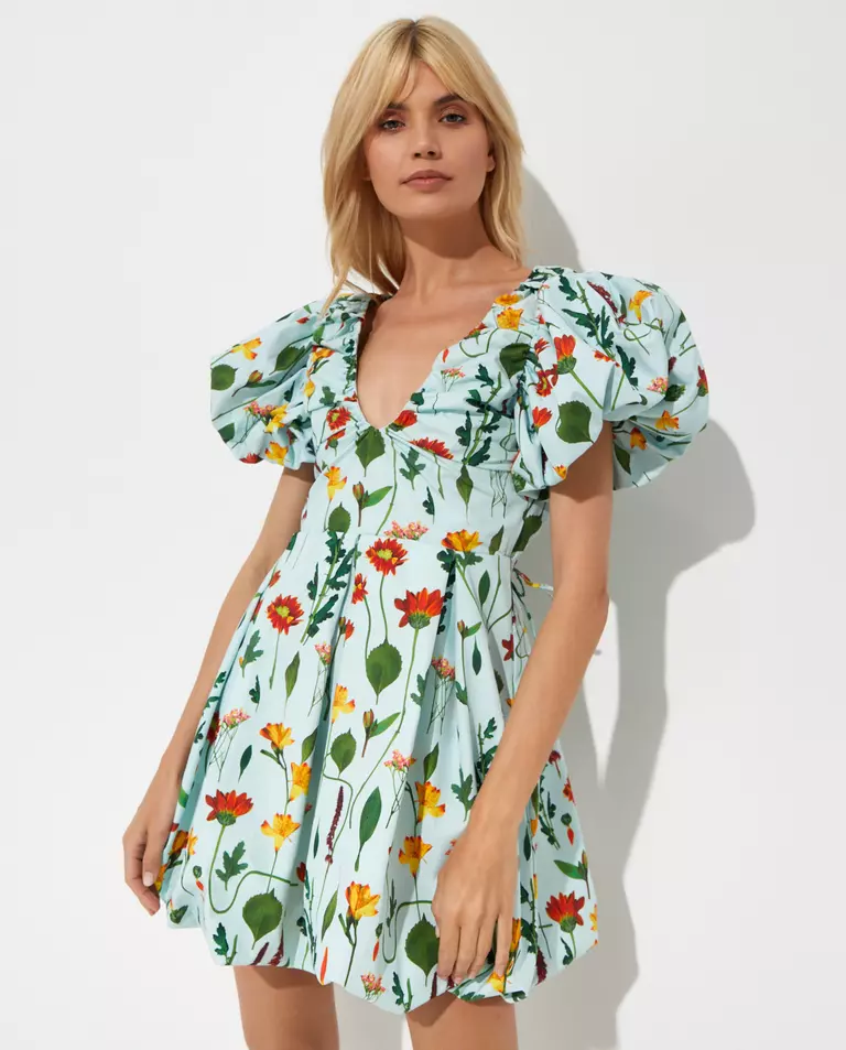 Bawełniana sukienka mini Noni Primavera - Image #2