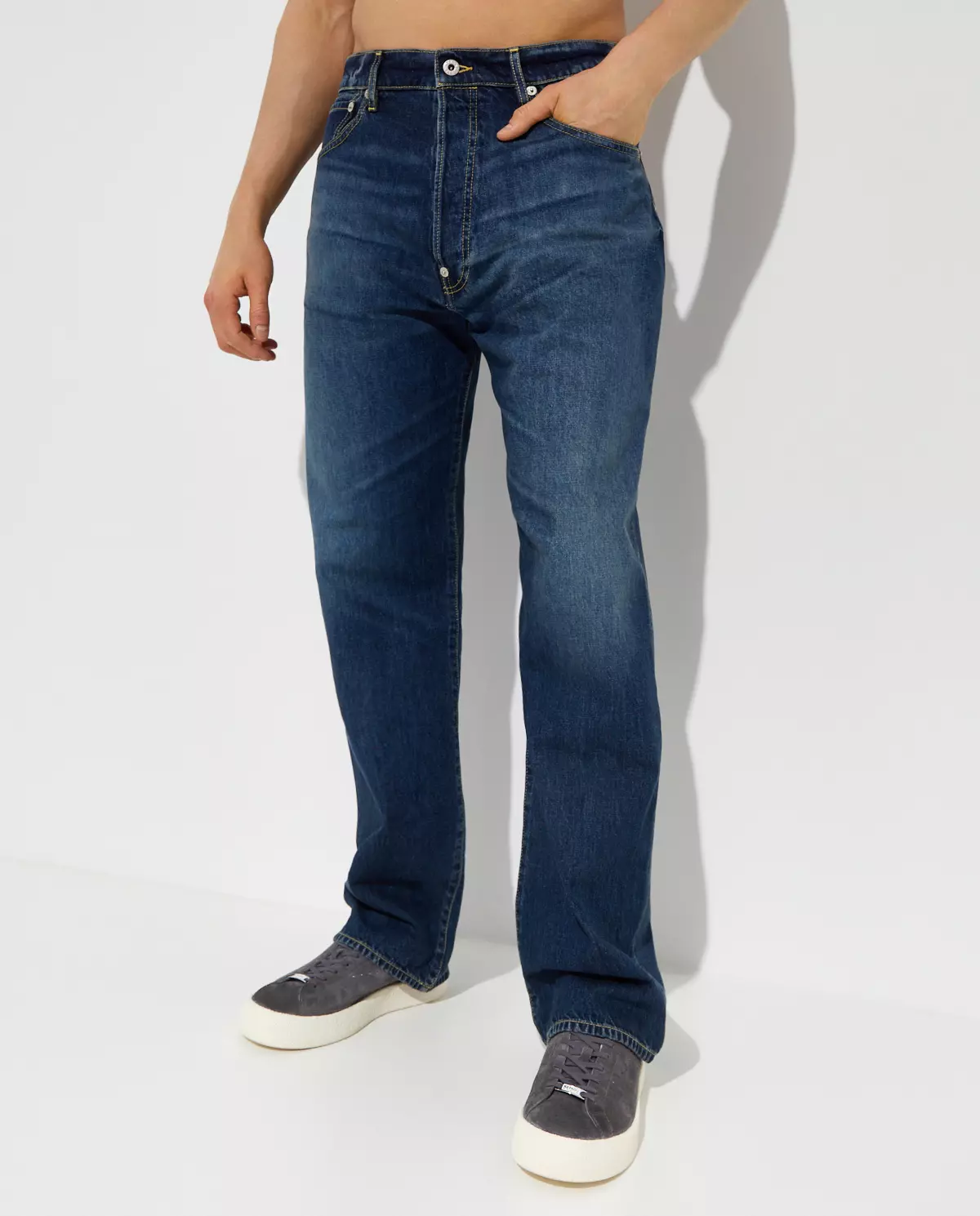 Niebieskie jeansy Relaxed Fit - Image #1