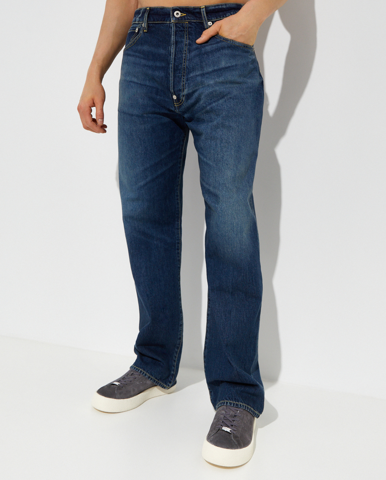 Niebieskie jeansy Relaxed Fit