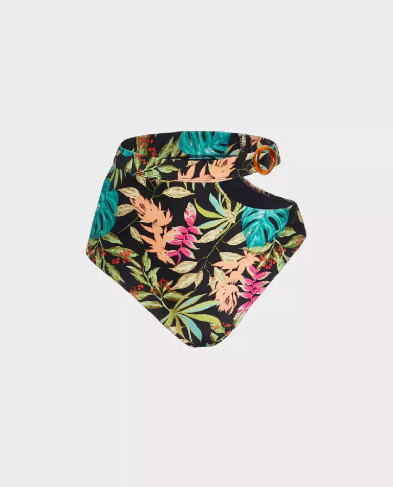 Czarny dół od bikini Tropical