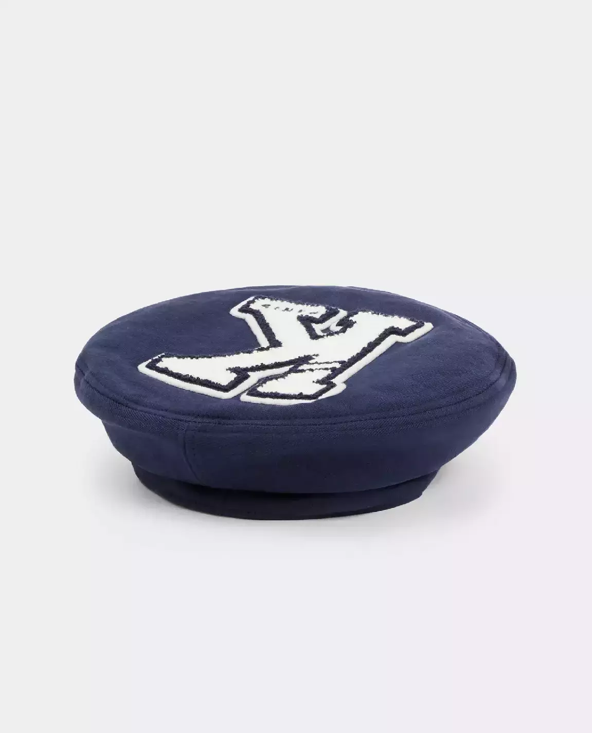 Granatowy beret z logo - Image #3