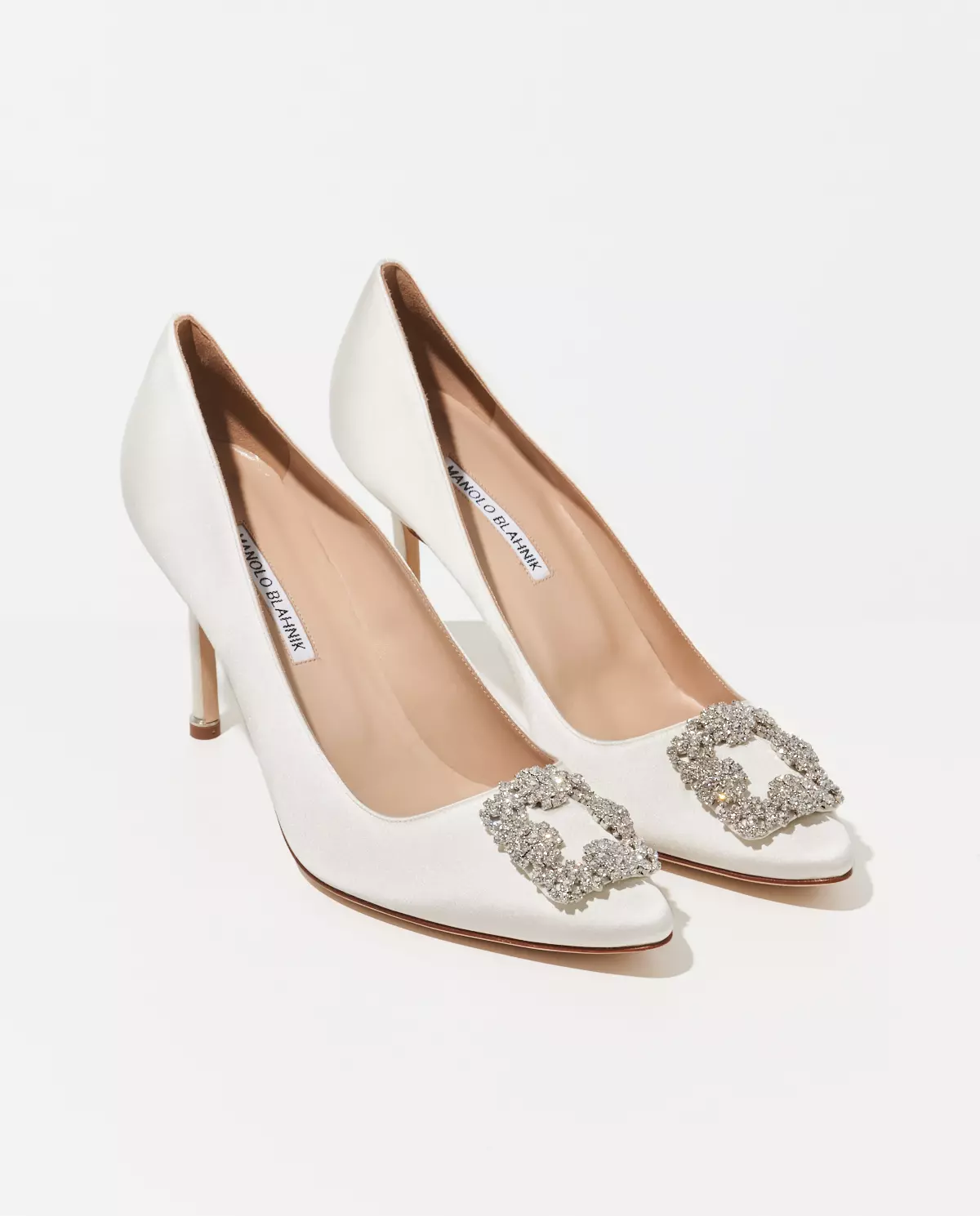 Satynowe szpilki Hangisi - Image #2